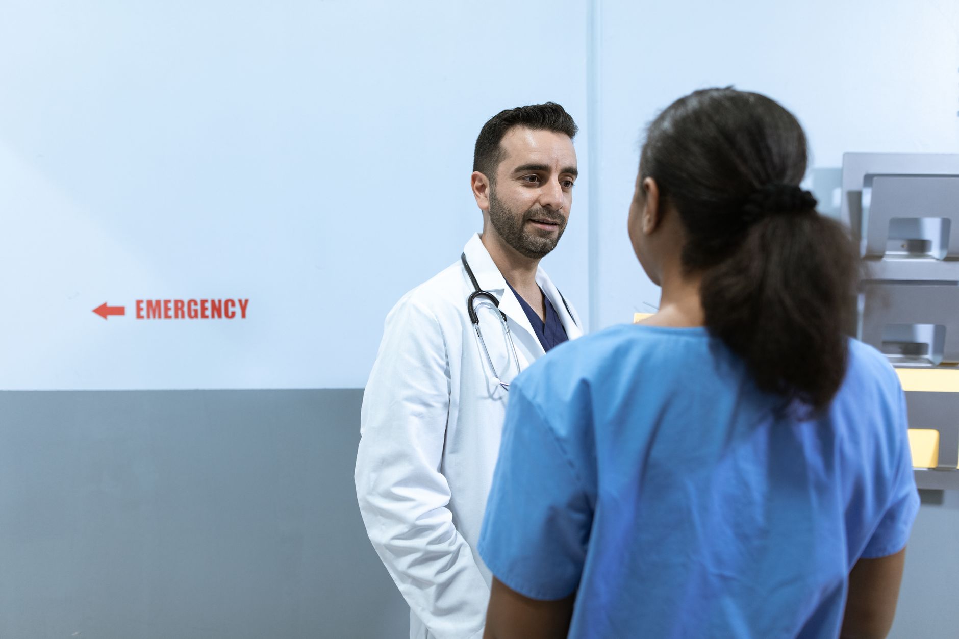 A clinic patient coordinator conducting a video consultation with a UK patient, representing the UK patient acquisition funnel process