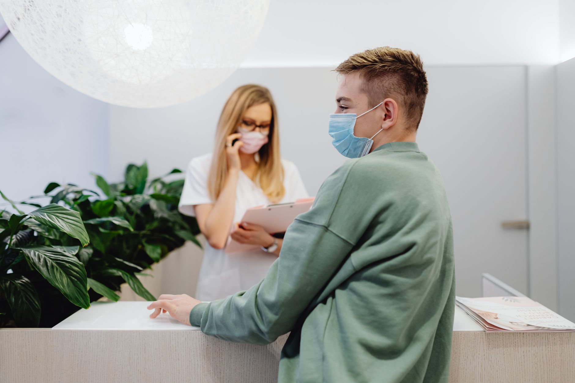Modern international clinic reception area representing trust and professionalism for UK patients